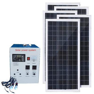 China AC-DC outlets all in a complete home off grid solar power system for sale