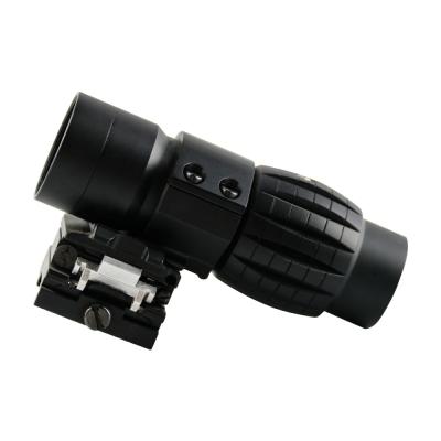 China Anodized Tactical Airsoft 3X Magnifier Rifle Scope Aluminum Magnifier Hunting Scope for sale