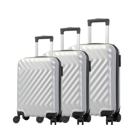 China Cheap ABS Suitcases Hand Luggage Suitcases 20/24/28 3 Pcs Luggage Set for sale