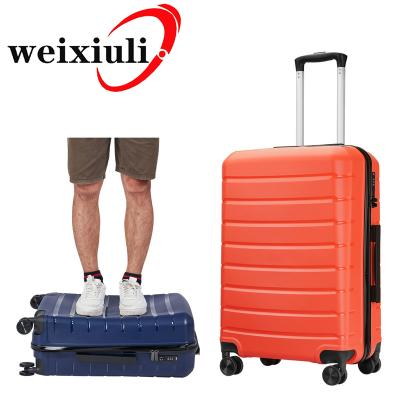 China Fashion Custom Travel Ladies OEM/ODM Hard PC Girls Hand Case Cabin Suitcase Cabin Airport Trolley Luggage Set for sale