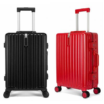 China 20 Inch/24 Inch /28 Inch Free Aluminum Color Pantone Business Sample Trolley Luggage Waterproof Suitcase for sale