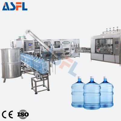 China 300BPH Food Mineral Pure Water Bottling Drinking Water Filling Barreled 5 Gallon Machine for sale