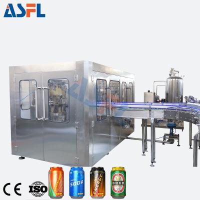 China Food Automatic Aluminum Pop Can Small Beer Carbonated Beverage Energy Soft Drinks Fruit Juice Tin Can Filling Machine for sale