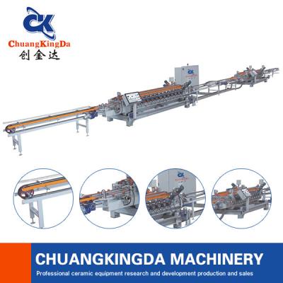 China CKD36+4 Squaring Chamfering Machine For Wall Tiles Automatic equipment ceramic tiles machine for sale