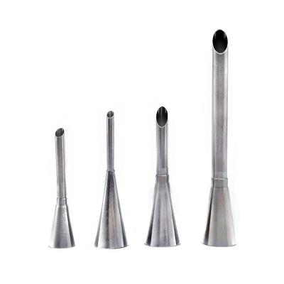 China Premium Small Medium Large Extra Long Stocked Cake Cream Injector Decorating Tool Pastry Icing Puff Spout for sale