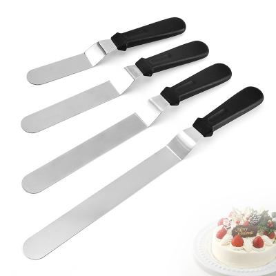 China Viable Cream Spatula Knife Cake Accessories Pastry Kitchen Stainless Steel Baking Tool Kit for sale