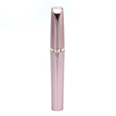 China Lady Eyebrow Razor Portable Eyebrow Shaving Razor Electric Eyebrow Pen Hair Remover Pen Facial Trimmer For Women for sale