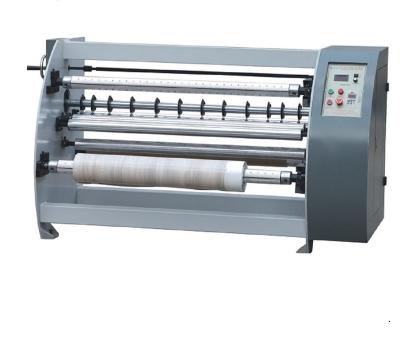 China Building Material Stores Paper PVC Film Roll Profile Wrapped Cutting Slitting Machine for sale