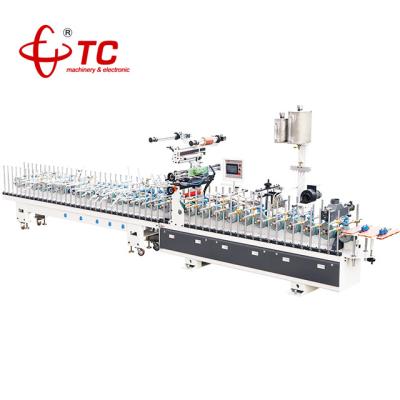 China machinery & Wood Material PVC Aluminum Profile Wrapping China Coating Machine Woodworking Machine for sale