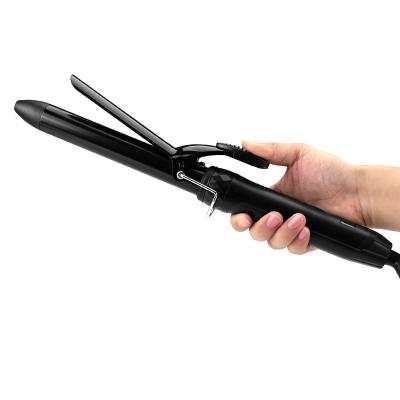 China Straightening& Private Label Curling Iron 2in1 Long Hair Straightener and Curler Barrel Automatic Curling Iron for sale