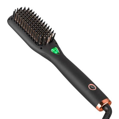 China New Ceramic Hair Straightener Hair Brush Iron Comb Hair Straightener Ceramic Ionic Straightening Comb Hair Styling Tool for sale