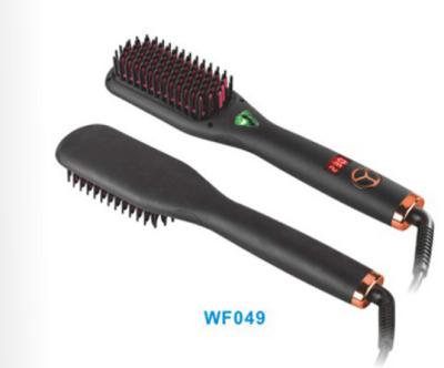 China Newcomer non static and non stick professional MCH produced ionic hair straightener brush for sale