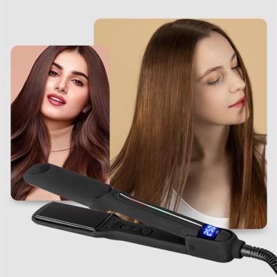 China Quickly Heat Hair Straightener High Temperature Hair Straightener Nano Titanium Keratin Treatment Hair Straightener for sale