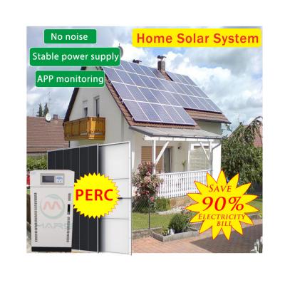 China Home Solar Panel System For Home Inverter Generator Panels Portable Monocrystalline Power Water Pump Set for sale