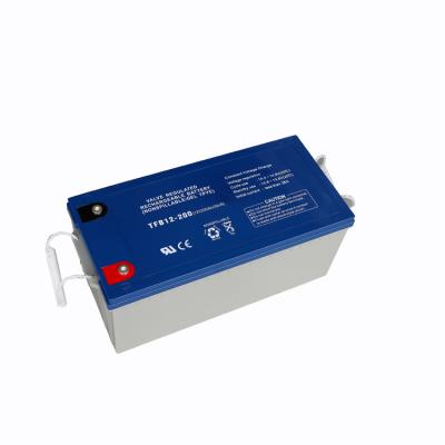 China Store 12v 200ah Solar Powered Storage Lead Acid Systems CE Solar Deep Cycle / GEL Battery for sale