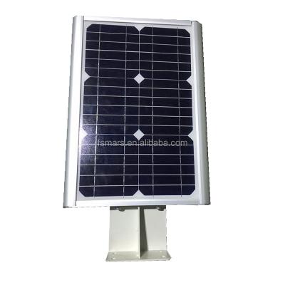 China Aluminum Alloy 110lm Per Watt 20W 30W 40W 50W All In One Led Solar Lightning / Solar Street Light System for sale