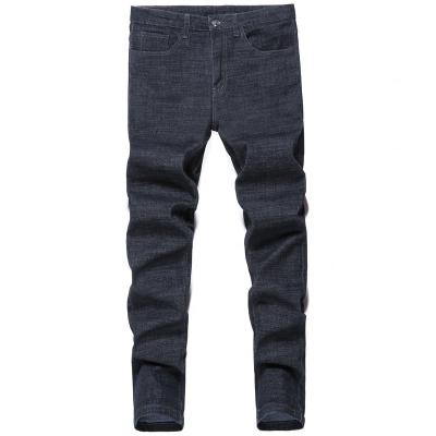 China 2021 Autumn And Winter New Fashion viable jeans for men pants stretch thin straight leg pants plus size jeans for sale