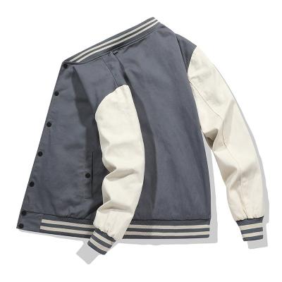 China Breathable Cotton Baseball Varsity Mens Jackets Fashion Youth Sports Outdoor Student Baseball Windproof Classic Jacket for sale