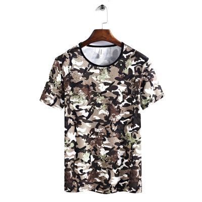 China New Arrival China Designer Breathable Camouflage Polyester Loose T Shirts For Men for sale