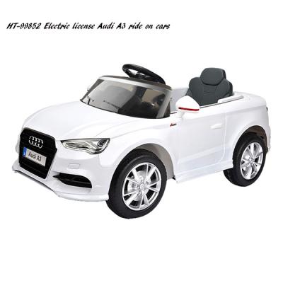 China Ride On Toy 2.4G Blue Tooth Recharging License Remote Control Ride On Car Audi A3 for sale