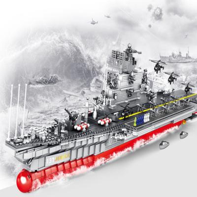 China Building Toy MY Toys 2863 PCS Creative Education Bricks Aircraft Carrier USS Minsk ABS Warships World Building Block Toys For Kid for sale