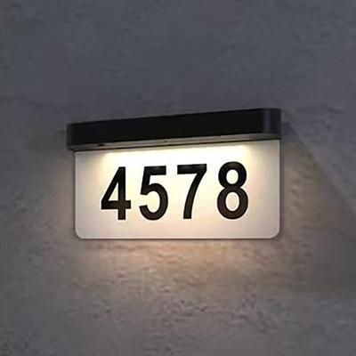 China Customized Modern Wholesale Number 2023 Metal Address Number Stainless Steel House Number for sale