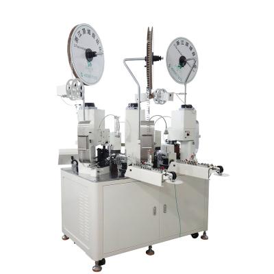 China AWG #28~#14 High quality terminal crimp manufacturing automatic cutting cable wire stripping crimping machine for sale