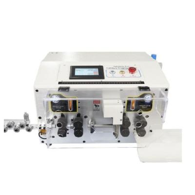 China Stripping Multifunction automatic 8 wheels 25 square construction coaxial cable strip wire harness cutting stripping machine for sale