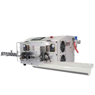 China Stripping High performance touch screen 6 wheels 25 square cable peeling stripper cutting auto computer wire stripping machine for sale