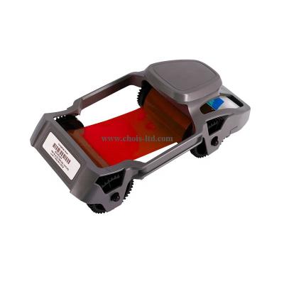 China 800300-302 compatible COMPATIBLE red monochrome ribbon for the Zebra ZC100, ZC300, and ZC350 printer for sale