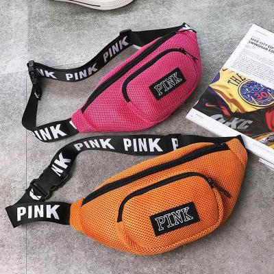 China Outdoor Sport Casual Fanny Pack Crossbody Messenger Bag Custom ROSE Logo Water Resistant Mobile Phone Trunk Pouch Bag for sale