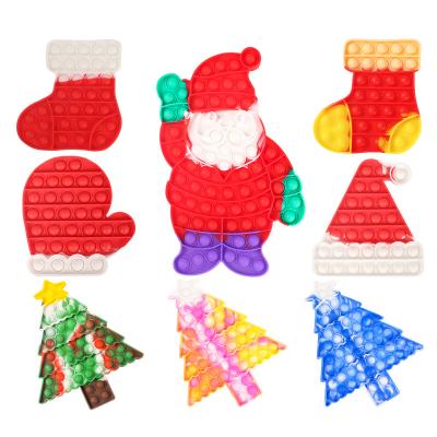 China New Toy Kids Sensory Stress Reliever Popit Silicone Push Bubble Noise Stocking Stuffers Handbags Toys Kids Handbags Toys Gifts for sale