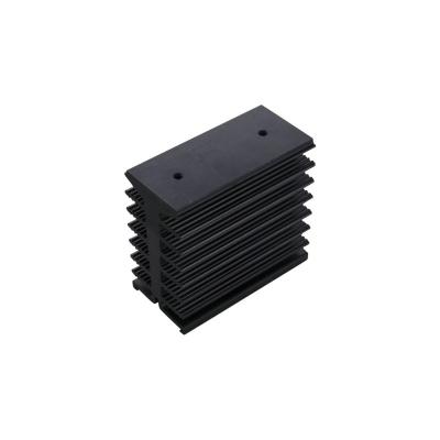 China High quality black anodized aluminum radiator extrusion aluminum profile radiator for sale