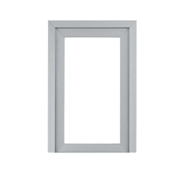 China Modern Customized Cheap Aluminum Frame Fixed Blind Track Ultrathin Aluminum Frame For Windows for sale