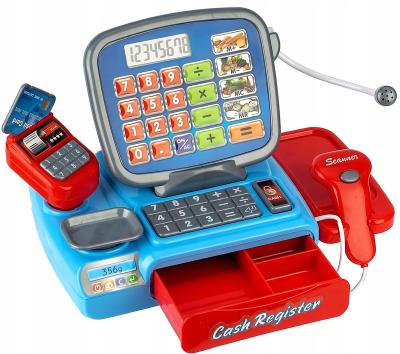 China Popular Amazon Hot Seller Host Pretend Cash Register Children's Play Supermarket Toys 66x54.5x74cm for sale