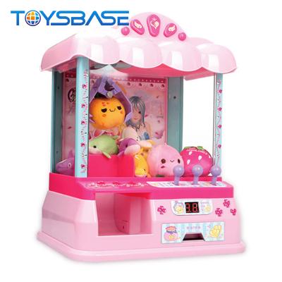 China Wholesale Plastic Catch Machine Toys 60.5x43x69.5cm Mini Battery Operated Doll Machine Doll Vending Machine for sale