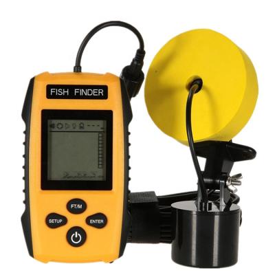 China Plastic + PCB Board Wired TL88E Portable Fish Finder Sonar Alarm Finder Can Detect Grass Rocks On The Sand Sea Bottom With Cable for sale