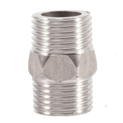 China Threaded Nipple Piping Materials Stainless Steel Sanitary Pipe Fittings Unions Elbow Nipple Tee Ring For Water Supply Equal for sale