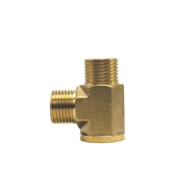 China Brass Pipe Fitting Hardware Easy Male Female Tee Pipe Installation for sale