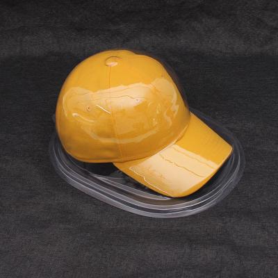 China Custom Clear Hat Packing Plastic Box Hats Clamshell Blister Packaging Box Te koop