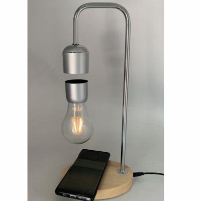 China ABS Levitating Suspended Floating Lamp and Magnetic Levitating Lamp Table Magnetic Levitation Rotation for sale