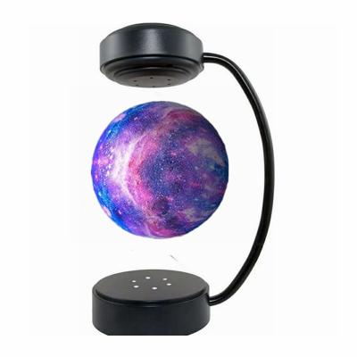 China ABS 360 Rotating Magnetic Lamp Levitation Moon Magnetic Floating Light for sale