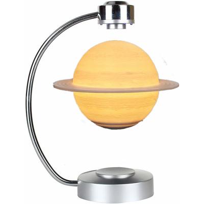 China ABS In Constellation Night Light Big 3d Saturn Magnetic Levitation Led Floating Ball Floor Lamp for sale