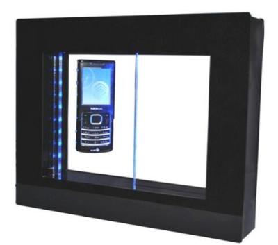 China Newest Acrylic Special Design Magnetic Mobile Phone Floating Display for sale