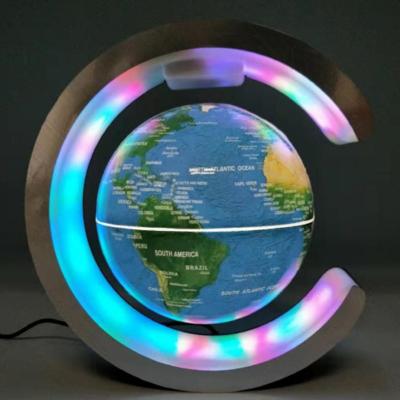 China ABS Rotating Magnetic Levitation Floating Globe 6inch Lighting Lamp for sale