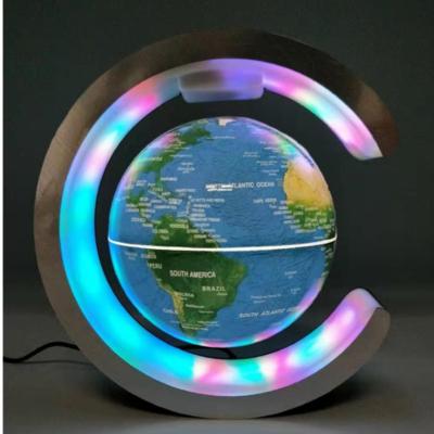 China 4inch Rotating ABS Spinning Floating Globe Lighting Magnetic Levitation Globe for sale