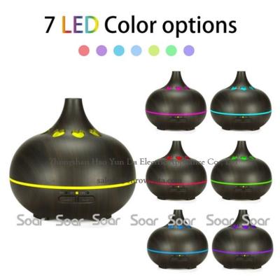 China Comfortable Stylish Essential Oil Diffuser Ultrasonic 7 Color Changing With New Design Pattern Humidifier for sale