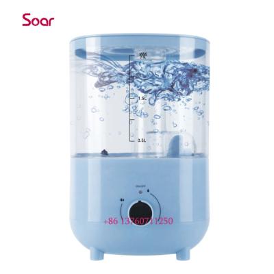 China New Sustainable Easy Clean Water Tank Ultrasonic Cool Mist Humidifier 2.6L Whisper Quiet For Bedroom Baby Office for sale