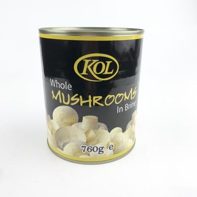 China High Quality Canned Whole Canned Mushroom Brand Canned Food 425g 800g 850g A10 for sale