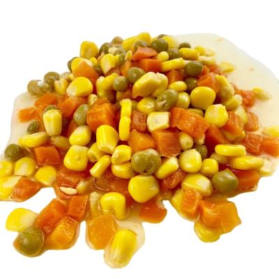 China Canned vegetable food mix canned fresh canned vegetable with corn carrot peas for sale